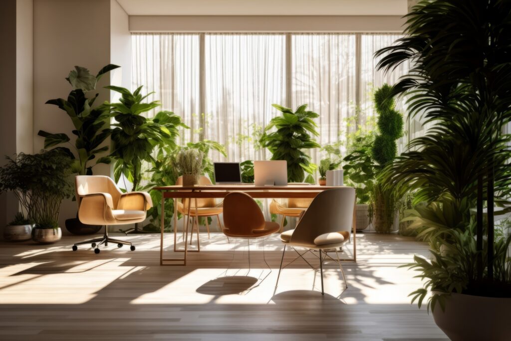 観葉植物のある生活
